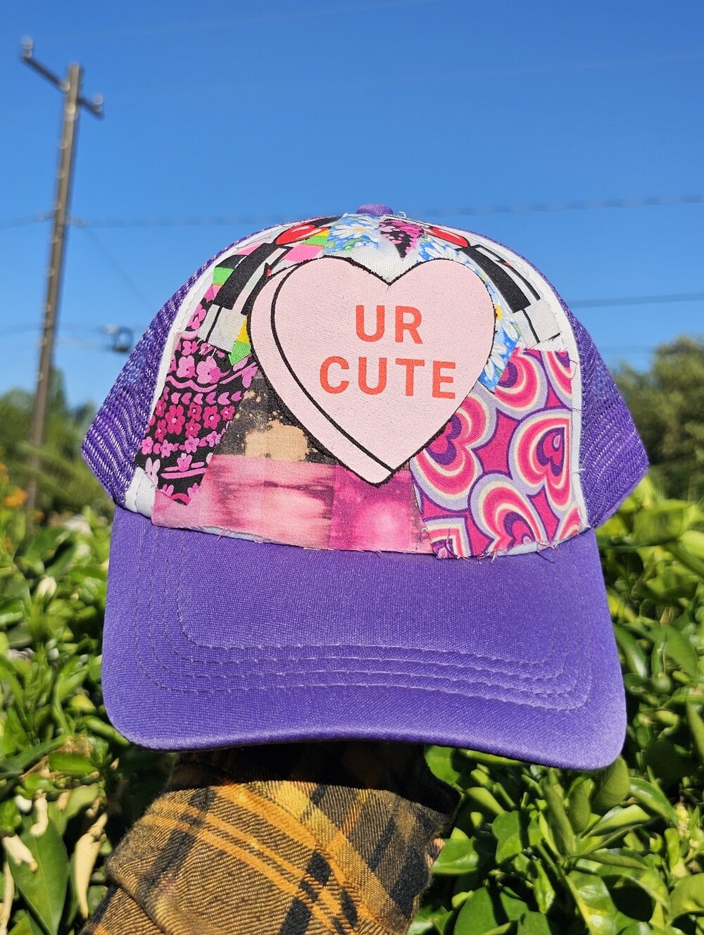 Upcycled Trucker Hat By Michikokoko